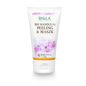 Biola bio mandulás natúr peeling és maszk zsályával és citromfűvel minden bőrtípusra