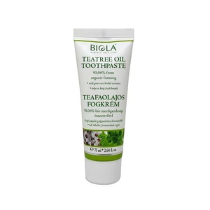 Biola bio teafaolajos fluorid-mentes fogkrém Biola bio teafaolajos fluorid-mentes fogkrém