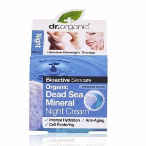 Dr. Organic holt-tengeri éjszakai natúr arckrém aloe verával