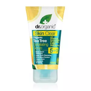 Dr. Organic Skin Clear 5in1 teafaolajos hámlasztó bőrradír