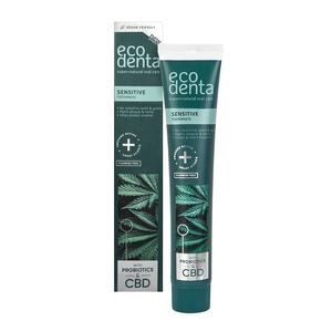 Ecodenta CBD és probiotikum fluoridmentes szenzitív fogkrém - 75 ml