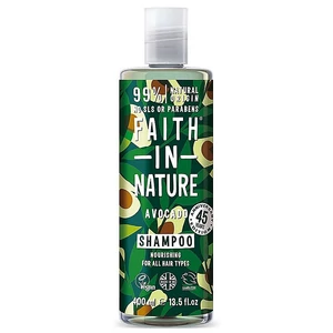 Faith in Nature natúr avokádó SLS-mentes sampon száraz hajra