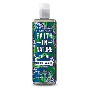 Faith in Nature bio teafa natúr tusfürdő zsíros bőrre - Parabén és SLS mentes Faith in Nature bio teafa natúr tusfürdő zsíros bőrre - Parabén és SLS mentes