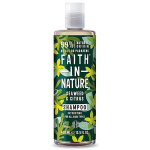 Faith in Nature natúr tengeri hínár és citrus, SLS-mentes sampon