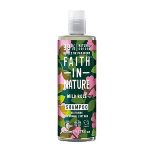 Faith in Nature vadrózsás SLS-mentes sampon száraz, károsodott hajra