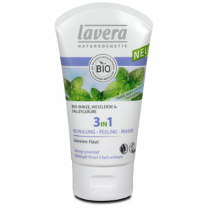 Lavera bio 3in1 arctisztító, radír és maszk zsíros bőrre