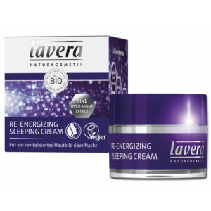 Lavera szépítő alvás éjszakai bio arckrém száraz bőrre hialuronsavval 