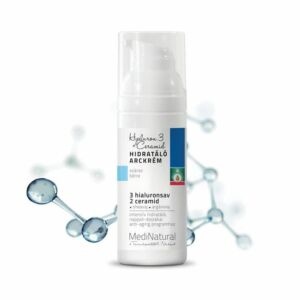 Medinatural hialuronsav-keramid hidratáló arckrém száraz és vízhiányos bőrre