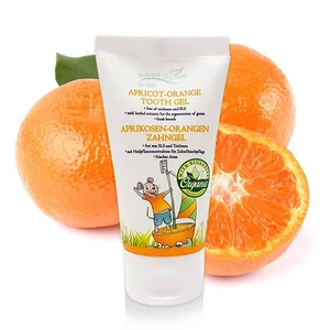 Naturissimo gyerek natúr fogápoló sárgabarack és narancs