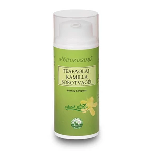 Naturissimo teafaolaj és kamilla borotválkozó gél irritált, érzékeny bőrre is