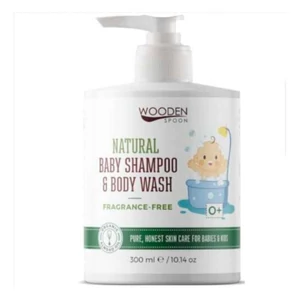 Wooden Spoon illatmentes bio baba sampon és fürdető Wooden Spoon illatmentes bio baba sampon és fürdető