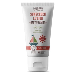 Wooden Spoon fizikai fényvédős bio naptej SPF50 - EXTRA NAGY KISZERELÉS Wooden Spoon fizikai fényvédős bio naptej SPF50 - EXTRA NAGY KISZERELÉS