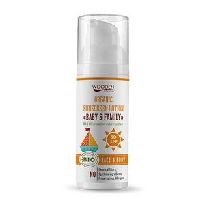 Wooden Spoon natúr naptej és testápoló - 30-as faktor Wooden Spoon natúr naptej és testápoló - 30-as faktor