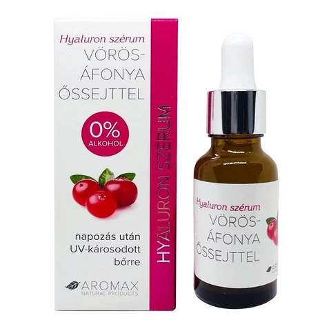 Aromax hialuronsav ránctalanító szérum vörösáfonya őssejttel