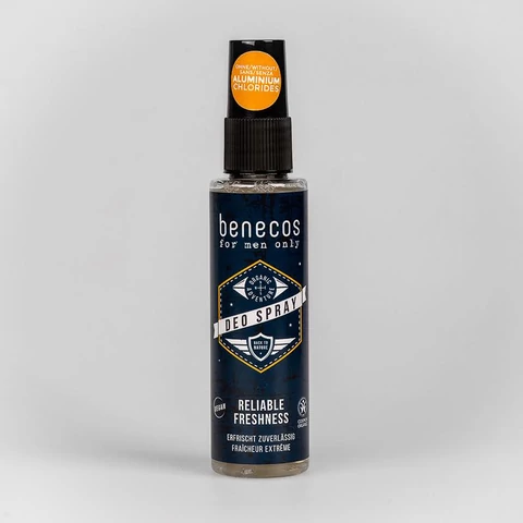Benecos természetes alumínium mentes férfi dezodor szórófejjel