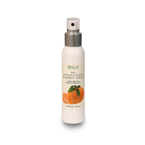 Biola bio narancs és jojoba hajfény spray a könnyen fésülhető hajért - 100 ml