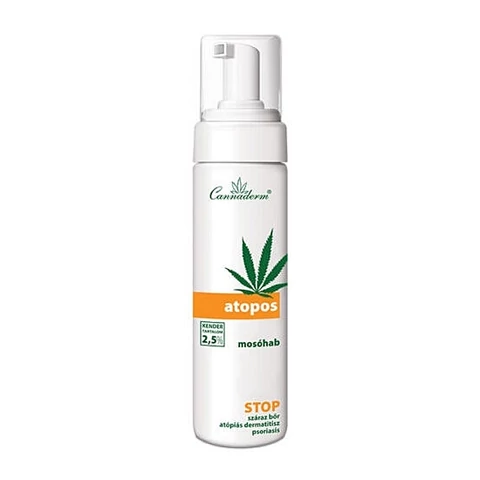 Cannaderm atopos mosóhab ekcémás, pikkelysömörös bőrre