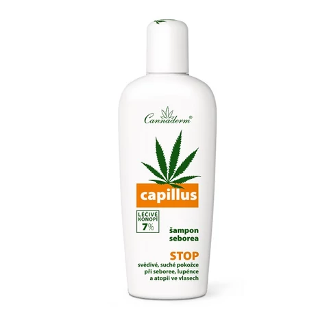 Cannaderm natúr sampon seborrheás fejbőrre - Parabén és SLS-mentes