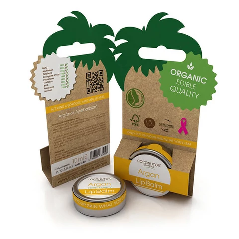 Coconutoil argánolajos ajakápoló - 10 ml