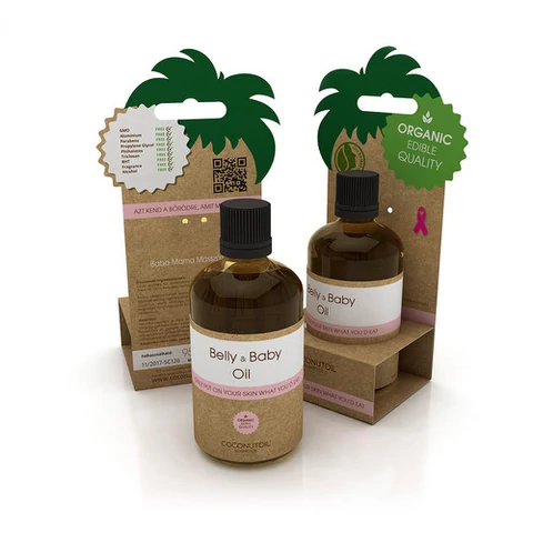 Coconutoil baba-mama natúr hidratáló ápoló olaj striák ellen is