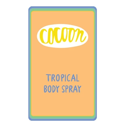 Cocoon natúr trópousi testpermet