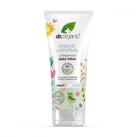 Dr. Organic bio illatmentes baba testápoló körömvirággal
