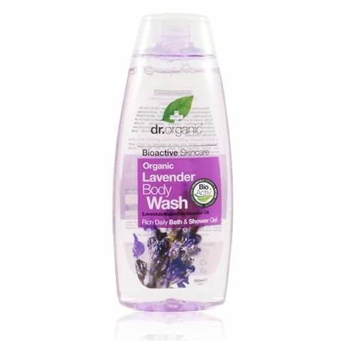 Dr. Organic natúr levendulás SLS-mentes tusfürdő aloe verával