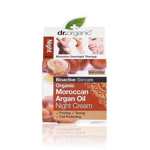Dr. Organic bio marokkói argán olaj éjszakai natúr arckrém
