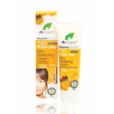 Dr. Organic bio méhpempő bőrfolt világosító krém tengeri algával - 125 ml
