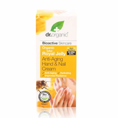 Dr. Organic bio méhpempő öregedésgátló kéz- és körömápoló krém - 125 ml
