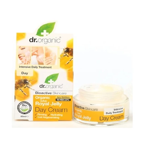 Dr. Organic természetes méhpempő nappali ránctalanító arckrém avokádóolajjal