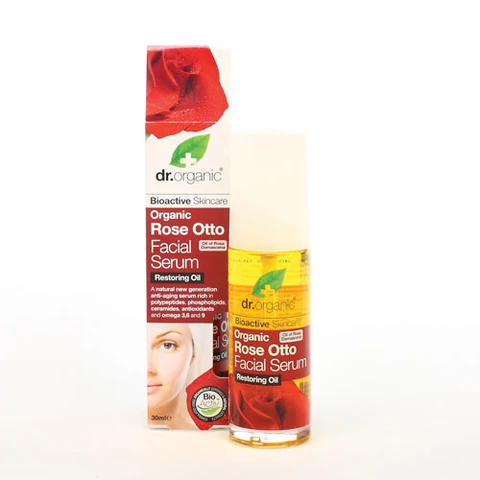 Dr. Organic bio rózsa regeneráló arcszérum száraz bőrre
