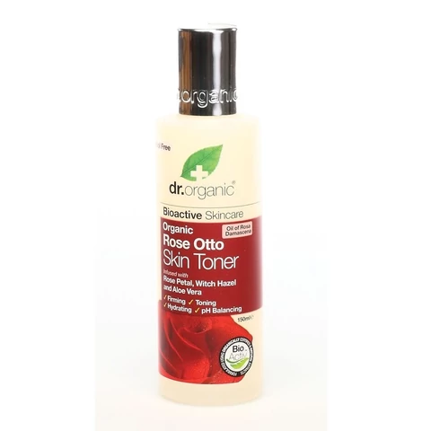 Dr. Organic bio rózsa arctonik aloe verával és varázsmogyoróval - 150 ml