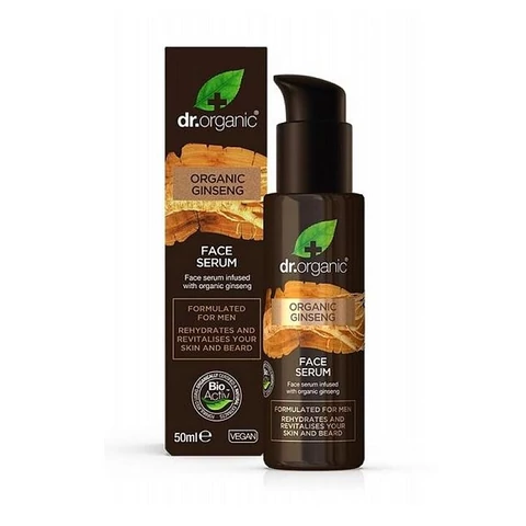 Dr. Organic Men hidratáló férfi arcszérum bio ginzenggel