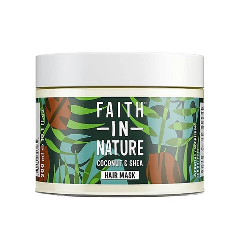 Faith in Nature kókusz-shea vaj hajpakolás - 300 ml