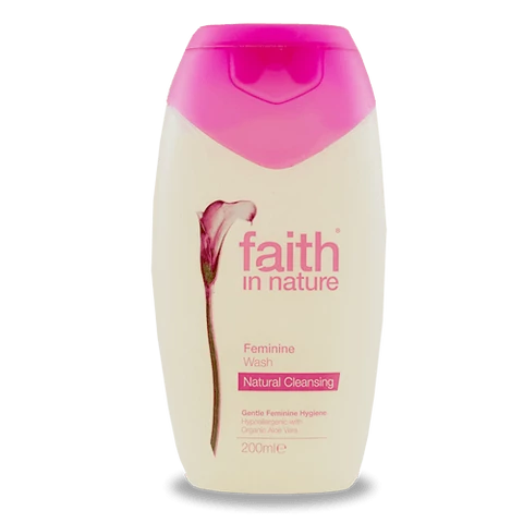 Faith in Nature intim mosakodó bio aloe verával és rózsafaolajjal - 200 ml