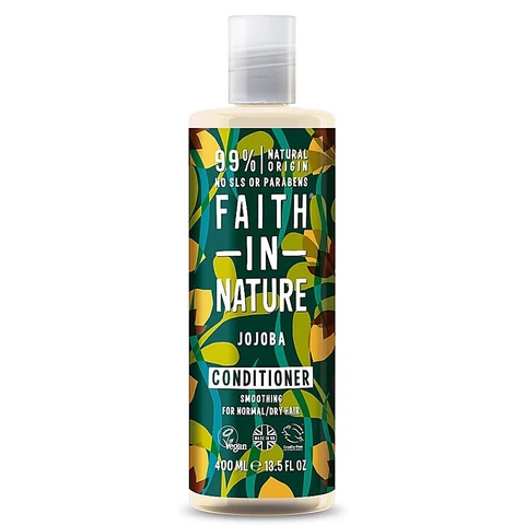 Faith in Nature natúr jojoba hajkondícionáló normál és száraz hajra - SLS-mentes