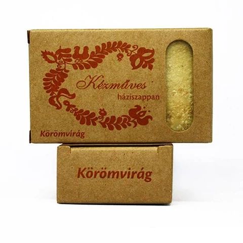 Kézműves natúr körömvirág háziszappan