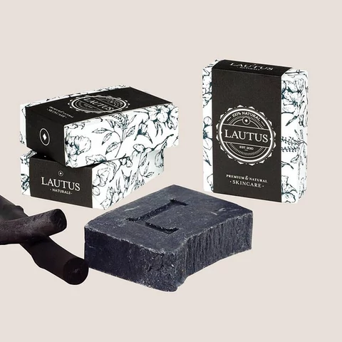 Lautus aktív szenes arctisztító natúr szappan