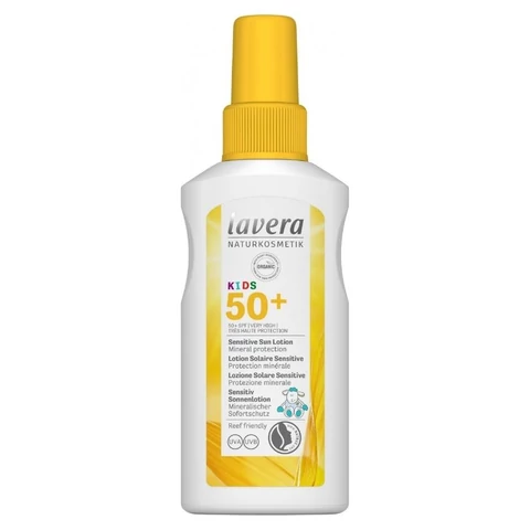 Lavera fizikai fényvédő naptej babáknak, gyerekeknek 50 faktoros