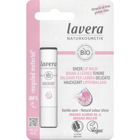 Lavera lips rosé ajakápoló, bio mandulatejjel és kakaóvajjal - 4 ml