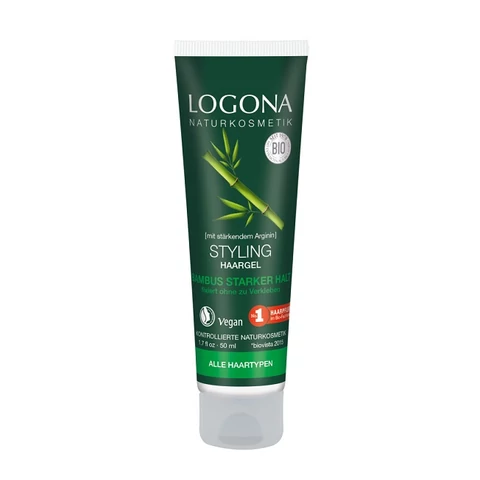Logona bambusz-nyírfa natúr hajformázó gél - 50 ml