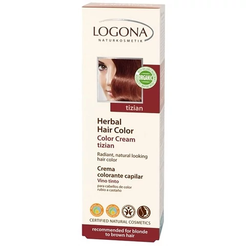 Logona növényi krémhajfesték tizian - 150 ml