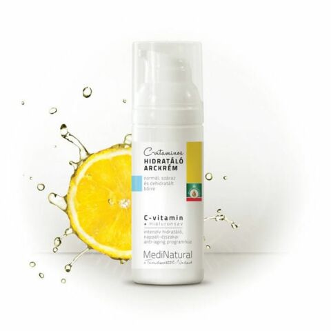 Medinatural C-vitamin hidratáló arckrém száraz, pigmentált bőrre - 50 ml