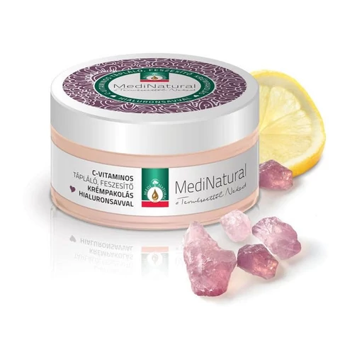 Medinatural C-vitamin-hialuronsav feszesítő arcmaszk - 100 ml