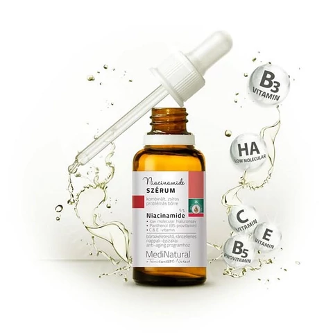 Medinatural pattanásellenes niacinamid szérum - 30 ml