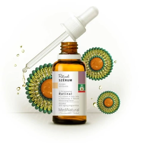 Medinatural ránctalanító retinol szérum érett bőrre