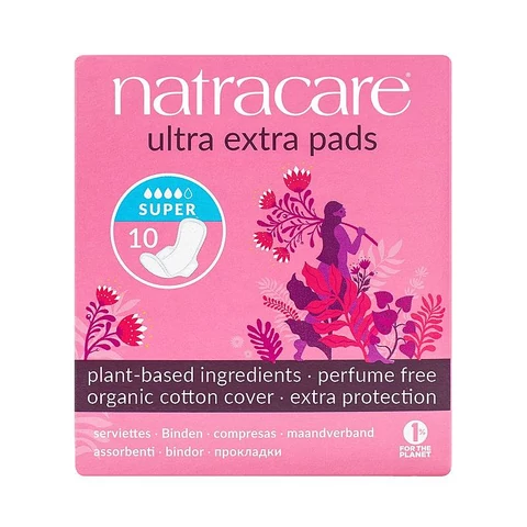 Natracare extra szuper egészségügyi betét (10 db)