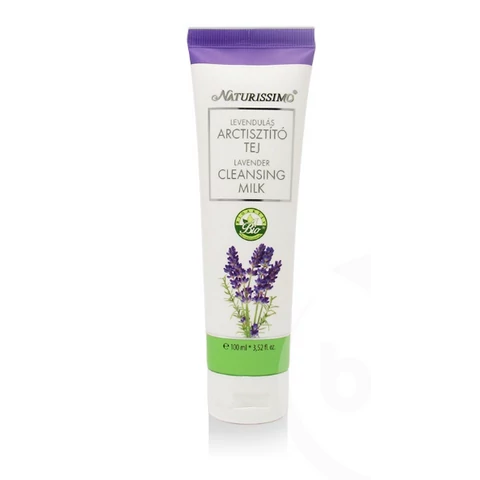 Naturissimo levendula natúr arctisztító tej száraz és vízhiányos bőrre
