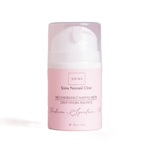 Soins természetes mélyhidratáló arckrém száraz és vízhiányos bőrre hialuronsavval